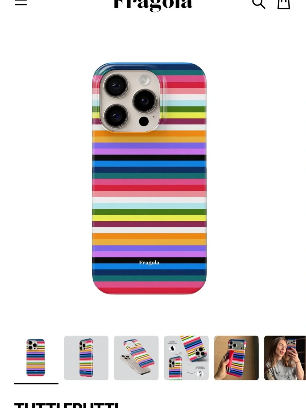 Fragola iPhone 17 Promax case. NWT